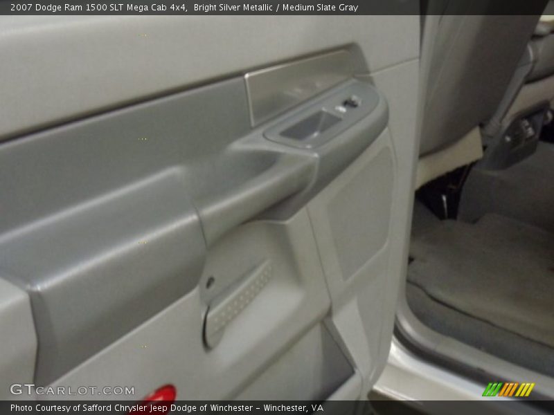Bright Silver Metallic / Medium Slate Gray 2007 Dodge Ram 1500 SLT Mega Cab 4x4