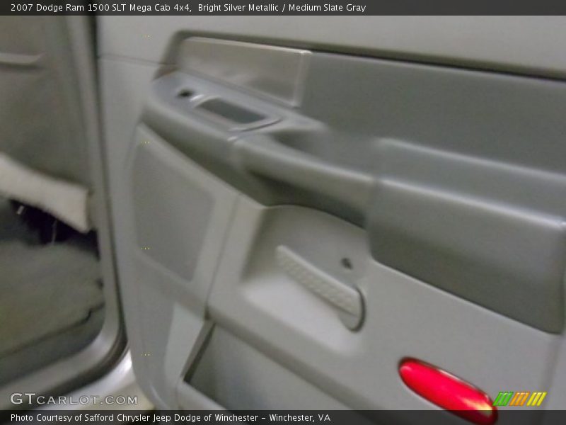 Bright Silver Metallic / Medium Slate Gray 2007 Dodge Ram 1500 SLT Mega Cab 4x4