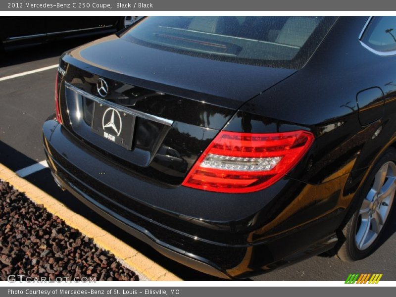 Black / Black 2012 Mercedes-Benz C 250 Coupe