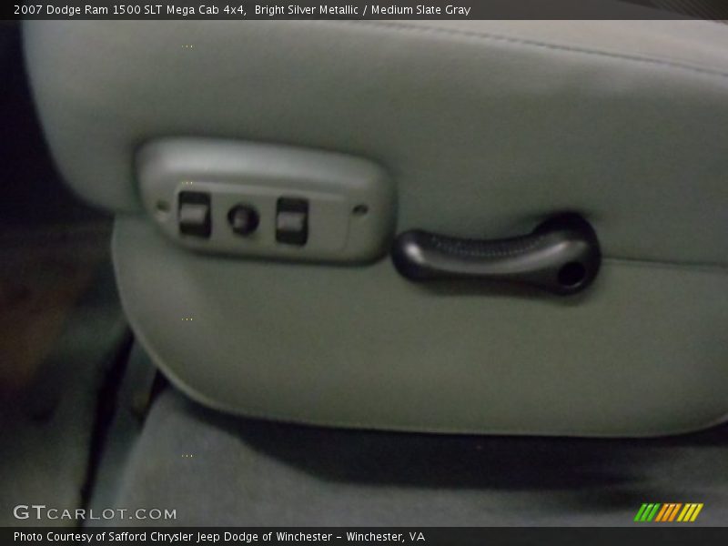 Bright Silver Metallic / Medium Slate Gray 2007 Dodge Ram 1500 SLT Mega Cab 4x4