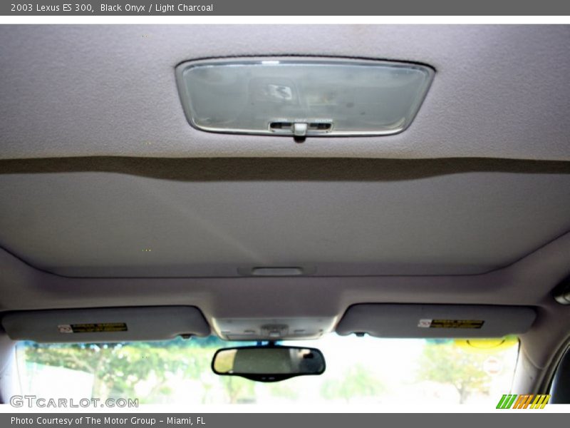 Black Onyx / Light Charcoal 2003 Lexus ES 300