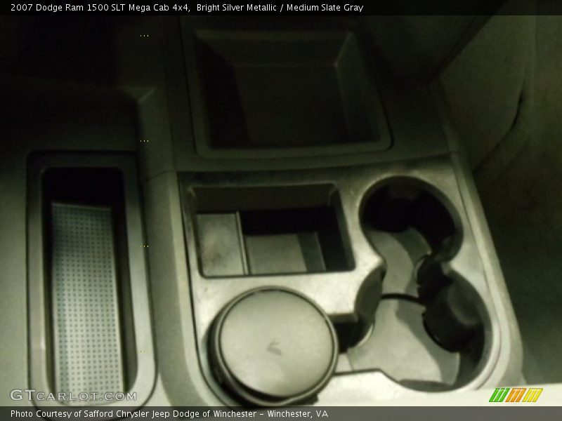 Bright Silver Metallic / Medium Slate Gray 2007 Dodge Ram 1500 SLT Mega Cab 4x4