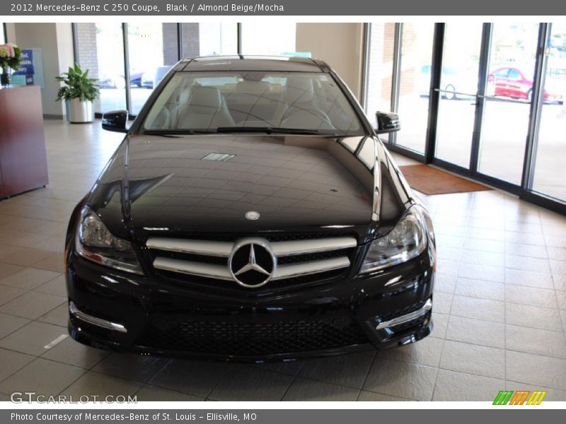 Black / Almond Beige/Mocha 2012 Mercedes-Benz C 250 Coupe