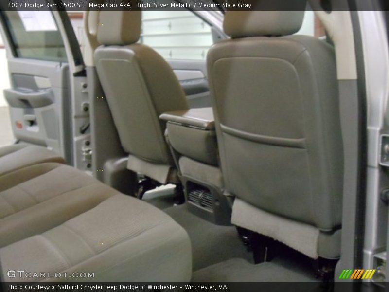 Bright Silver Metallic / Medium Slate Gray 2007 Dodge Ram 1500 SLT Mega Cab 4x4