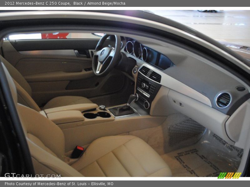 Black / Almond Beige/Mocha 2012 Mercedes-Benz C 250 Coupe