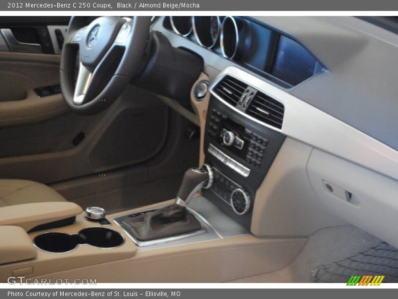 Black / Almond Beige/Mocha 2012 Mercedes-Benz C 250 Coupe