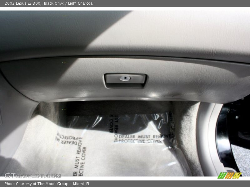Black Onyx / Light Charcoal 2003 Lexus ES 300