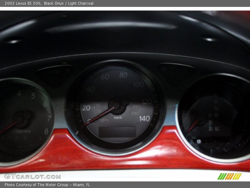 Black Onyx / Light Charcoal 2003 Lexus ES 300