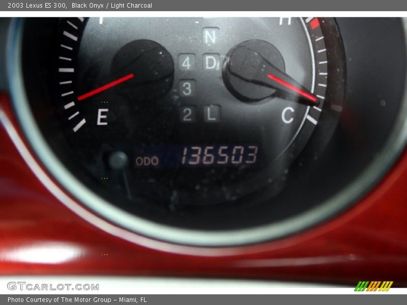 Black Onyx / Light Charcoal 2003 Lexus ES 300