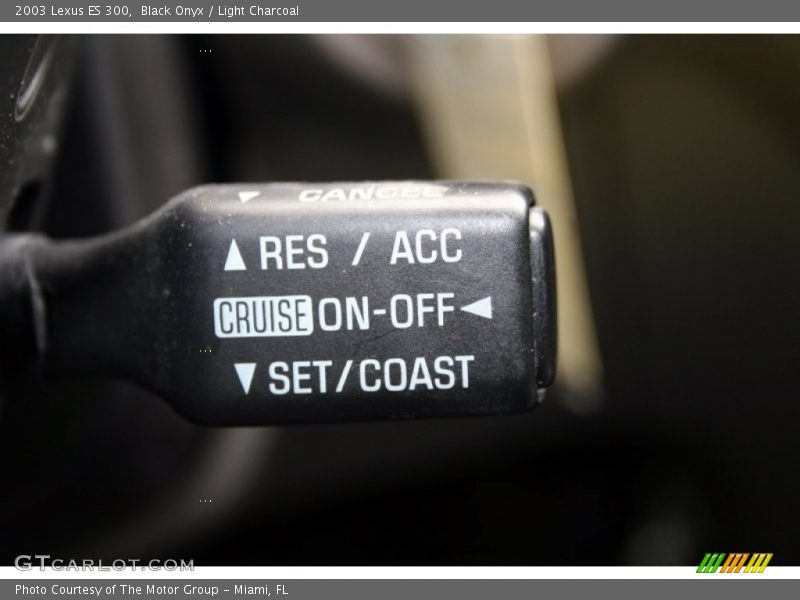 Black Onyx / Light Charcoal 2003 Lexus ES 300