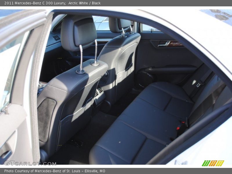 Arctic White / Black 2011 Mercedes-Benz C 300 Luxury