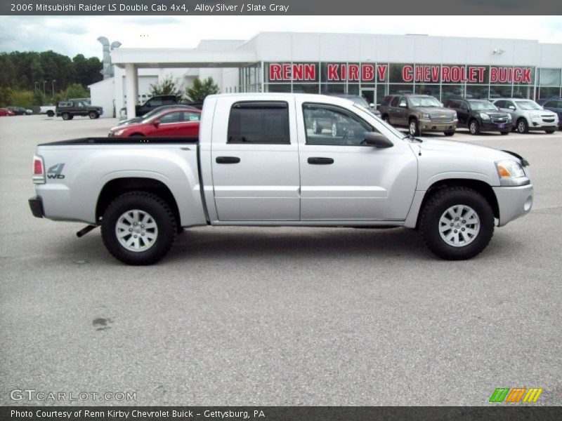 Alloy Silver / Slate Gray 2006 Mitsubishi Raider LS Double Cab 4x4