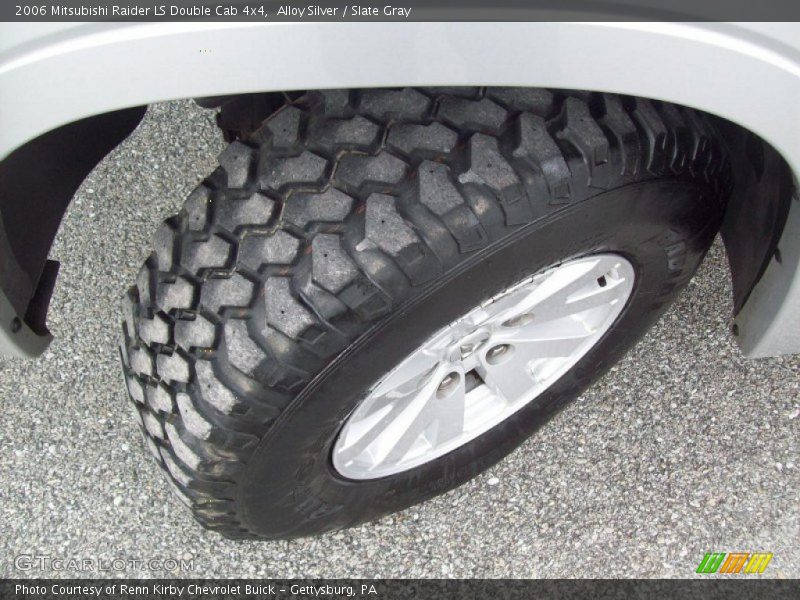 Alloy Silver / Slate Gray 2006 Mitsubishi Raider LS Double Cab 4x4