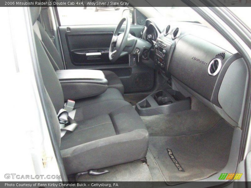Alloy Silver / Slate Gray 2006 Mitsubishi Raider LS Double Cab 4x4