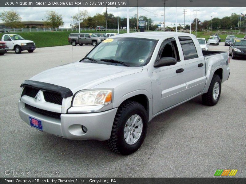 Alloy Silver / Slate Gray 2006 Mitsubishi Raider LS Double Cab 4x4