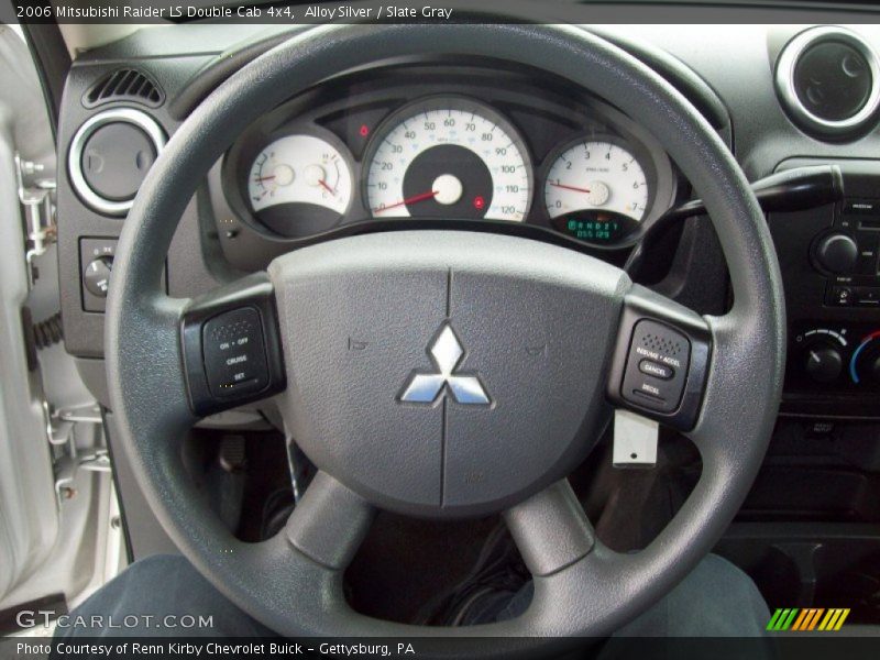 Alloy Silver / Slate Gray 2006 Mitsubishi Raider LS Double Cab 4x4