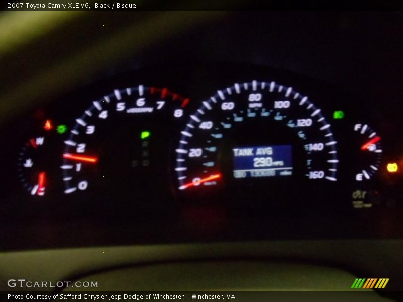 Black / Bisque 2007 Toyota Camry XLE V6