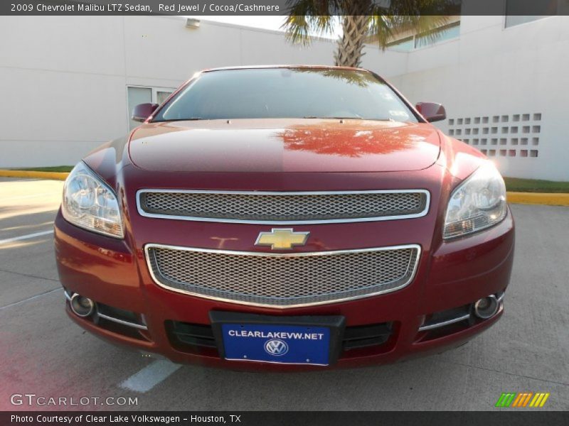 Red Jewel / Cocoa/Cashmere 2009 Chevrolet Malibu LTZ Sedan