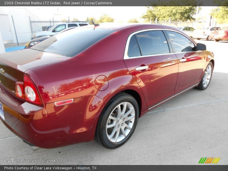 Red Jewel / Cocoa/Cashmere 2009 Chevrolet Malibu LTZ Sedan