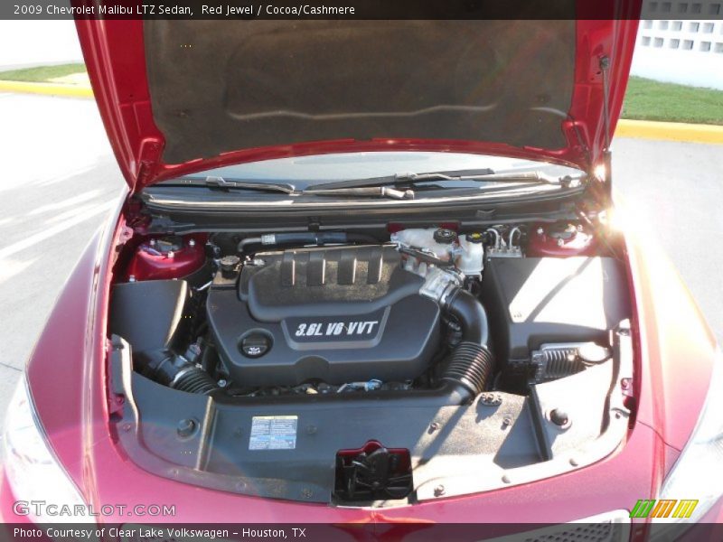 Red Jewel / Cocoa/Cashmere 2009 Chevrolet Malibu LTZ Sedan