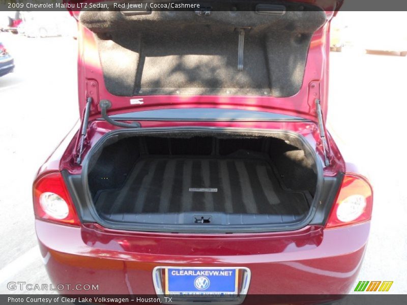 Red Jewel / Cocoa/Cashmere 2009 Chevrolet Malibu LTZ Sedan