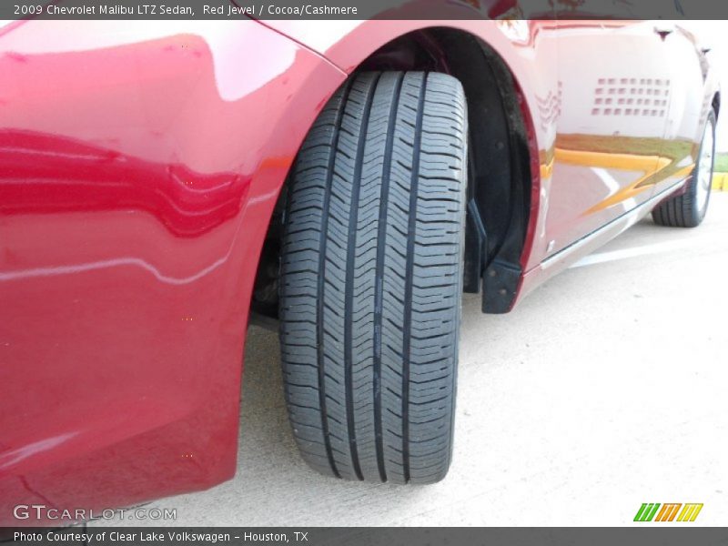 Red Jewel / Cocoa/Cashmere 2009 Chevrolet Malibu LTZ Sedan