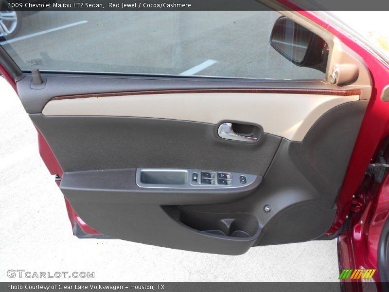 Red Jewel / Cocoa/Cashmere 2009 Chevrolet Malibu LTZ Sedan