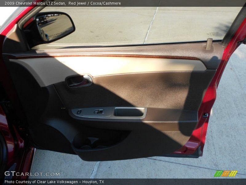 Red Jewel / Cocoa/Cashmere 2009 Chevrolet Malibu LTZ Sedan