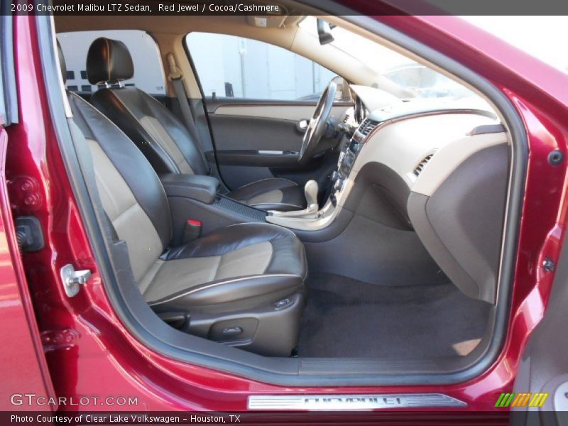Red Jewel / Cocoa/Cashmere 2009 Chevrolet Malibu LTZ Sedan