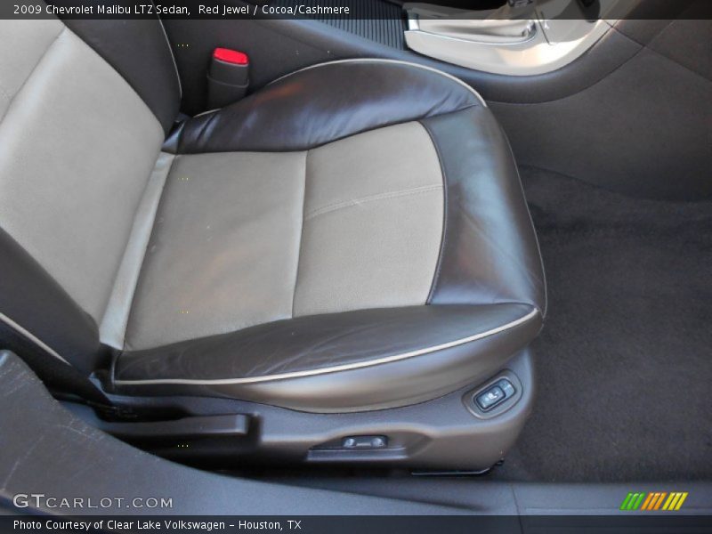 Red Jewel / Cocoa/Cashmere 2009 Chevrolet Malibu LTZ Sedan