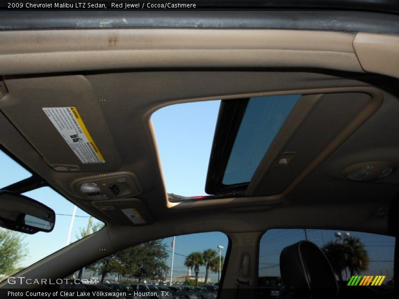 Red Jewel / Cocoa/Cashmere 2009 Chevrolet Malibu LTZ Sedan