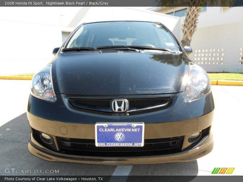 Nighthawk Black Pearl / Black/Grey 2008 Honda Fit Sport