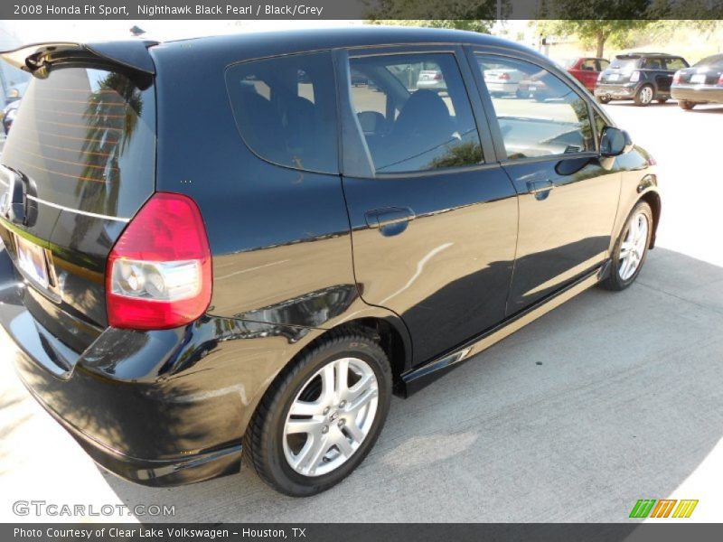 Nighthawk Black Pearl / Black/Grey 2008 Honda Fit Sport