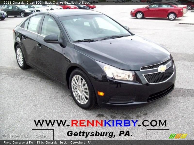 Black Granite Metallic / Jet Black 2011 Chevrolet Cruze ECO