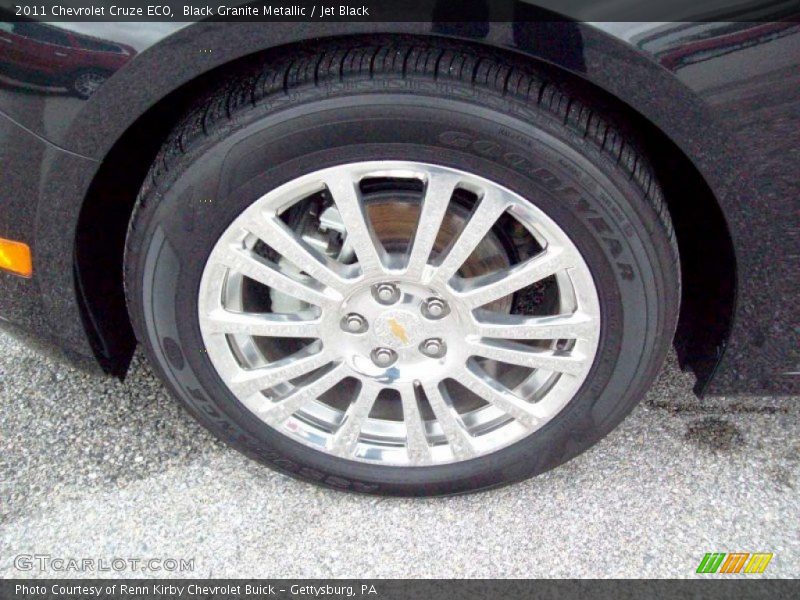 Black Granite Metallic / Jet Black 2011 Chevrolet Cruze ECO