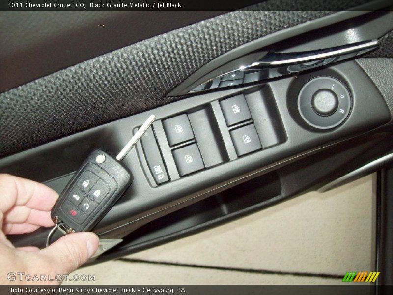 Black Granite Metallic / Jet Black 2011 Chevrolet Cruze ECO