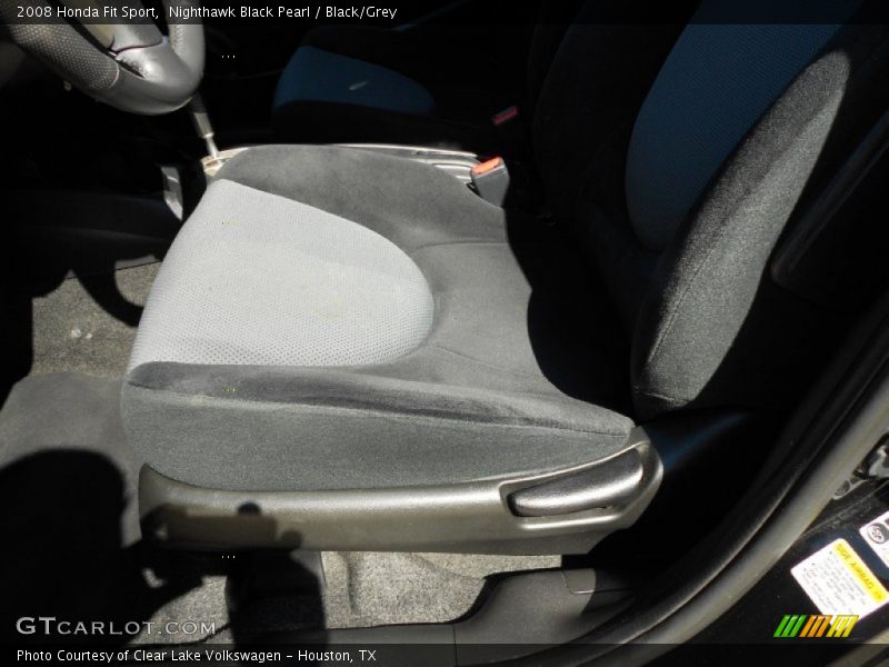 Nighthawk Black Pearl / Black/Grey 2008 Honda Fit Sport