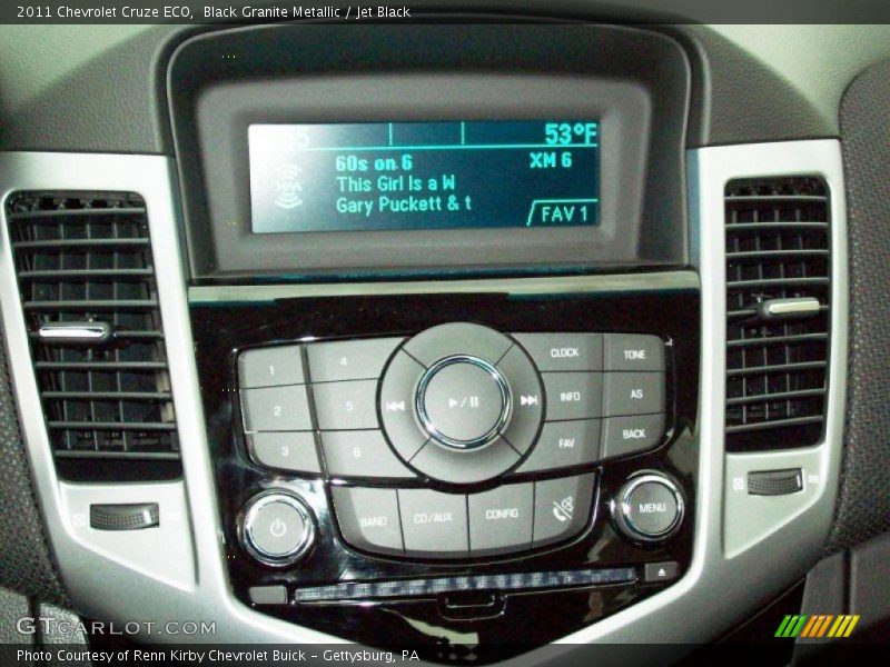 Black Granite Metallic / Jet Black 2011 Chevrolet Cruze ECO