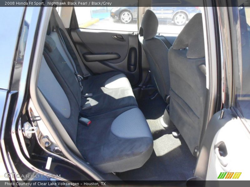 Nighthawk Black Pearl / Black/Grey 2008 Honda Fit Sport
