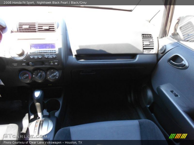 Nighthawk Black Pearl / Black/Grey 2008 Honda Fit Sport