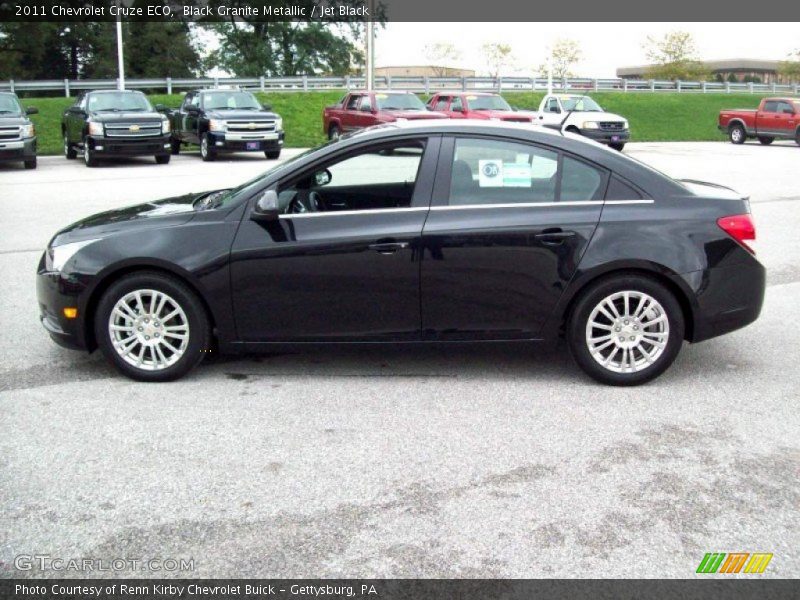 Black Granite Metallic / Jet Black 2011 Chevrolet Cruze ECO
