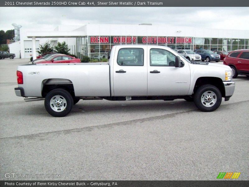 Sheer Silver Metallic / Dark Titanium 2011 Chevrolet Silverado 2500HD Crew Cab 4x4