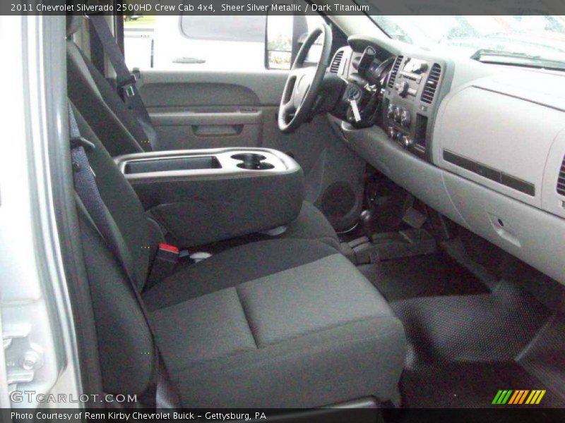 Sheer Silver Metallic / Dark Titanium 2011 Chevrolet Silverado 2500HD Crew Cab 4x4