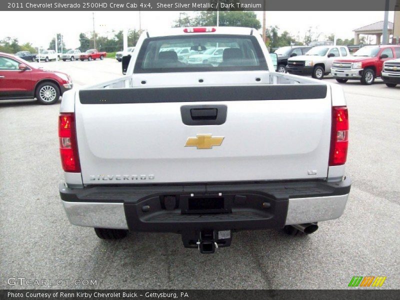 Sheer Silver Metallic / Dark Titanium 2011 Chevrolet Silverado 2500HD Crew Cab 4x4