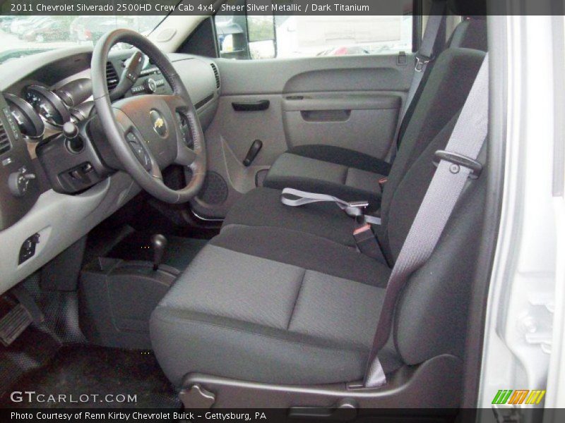 Sheer Silver Metallic / Dark Titanium 2011 Chevrolet Silverado 2500HD Crew Cab 4x4