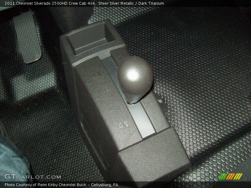 Sheer Silver Metallic / Dark Titanium 2011 Chevrolet Silverado 2500HD Crew Cab 4x4