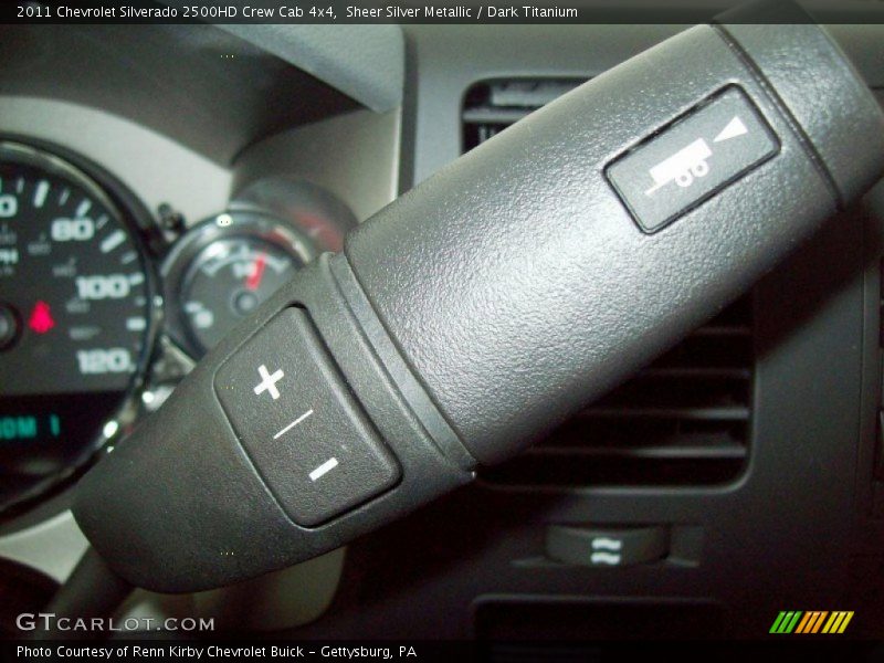 Sheer Silver Metallic / Dark Titanium 2011 Chevrolet Silverado 2500HD Crew Cab 4x4