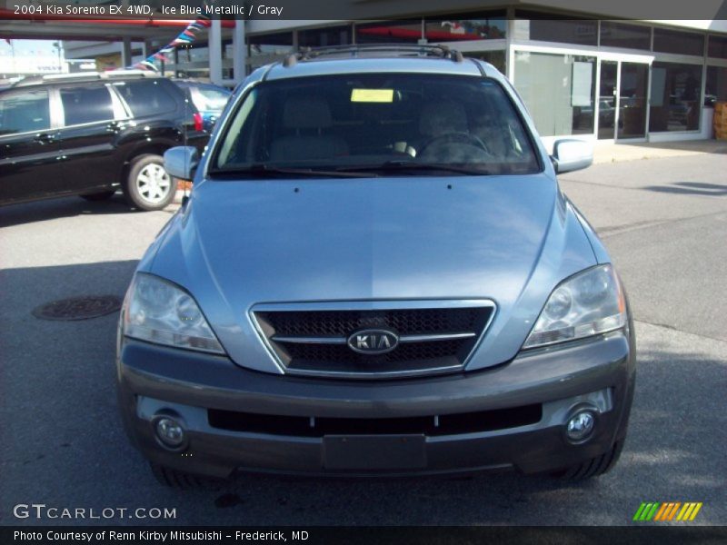 Ice Blue Metallic / Gray 2004 Kia Sorento EX 4WD