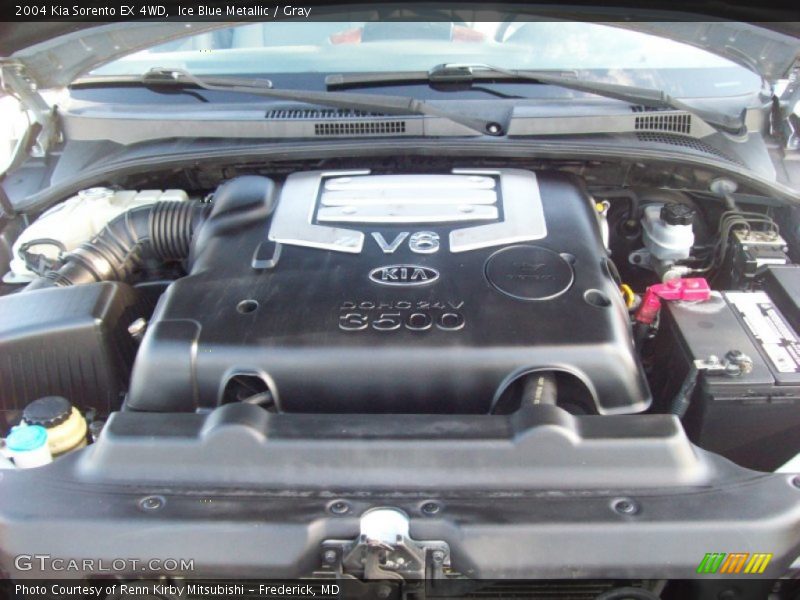 Ice Blue Metallic / Gray 2004 Kia Sorento EX 4WD