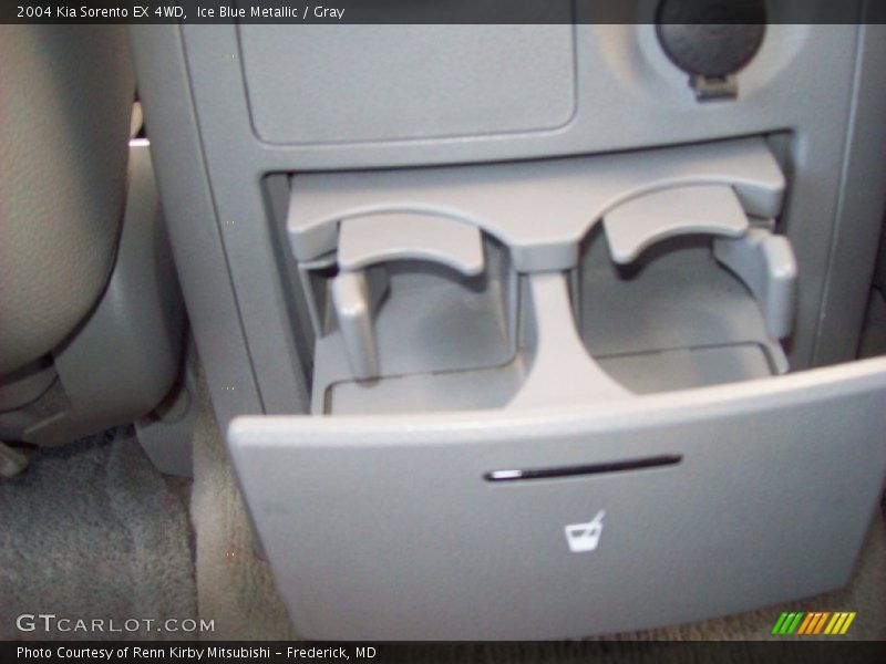 Ice Blue Metallic / Gray 2004 Kia Sorento EX 4WD